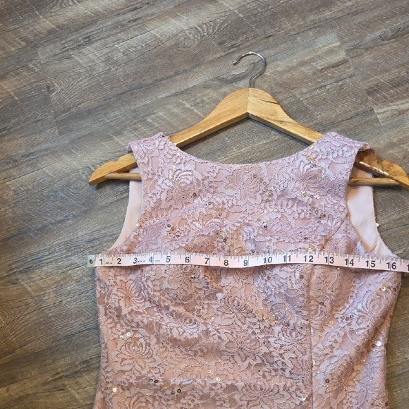 Oleg Casini Dusty Pink Mother Of The Bride Or Groom Gown With Shawl Size 6 - Picture 11 of 13